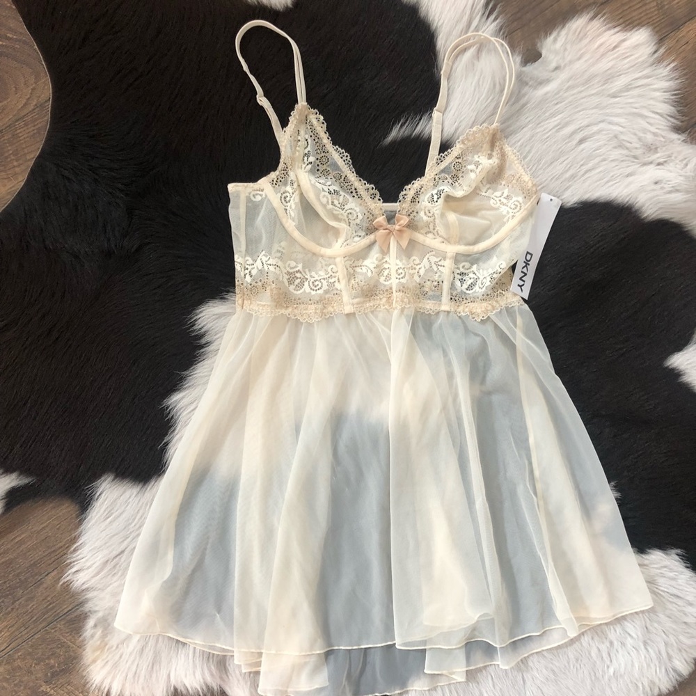 *SOLD* DKNY lingerie NWT! Cream color